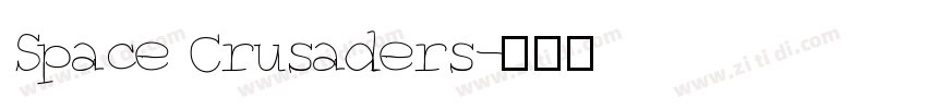 Space Crusaders字体转换